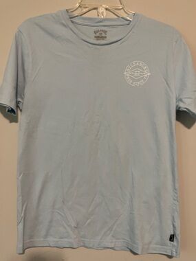 Billabong Light Blue Short Sleeve Logo Tee